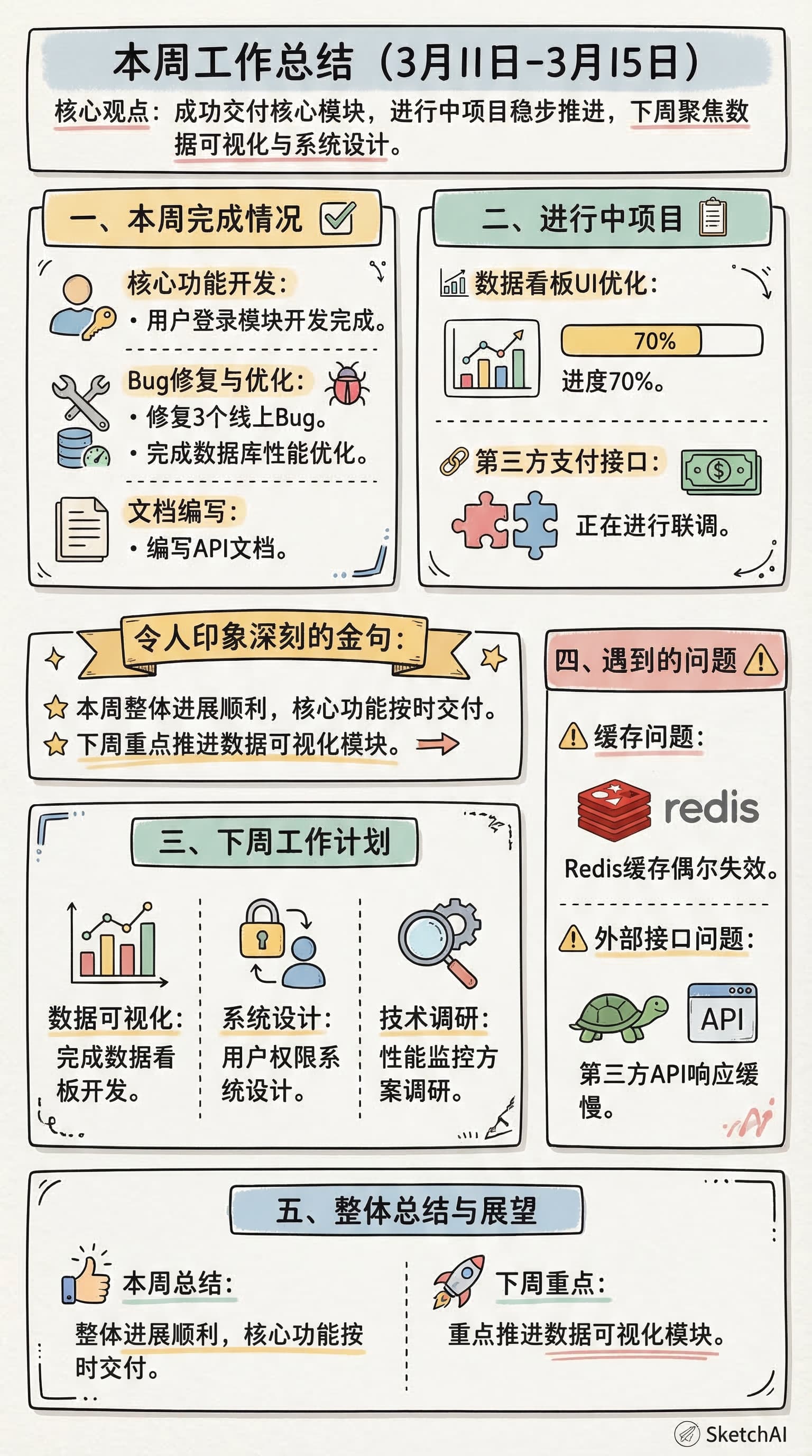 每周工作总结